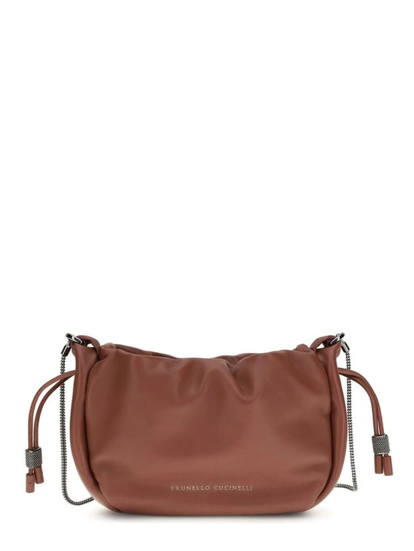 Brown Calf Leather Bos Taurus Shoulder Bag