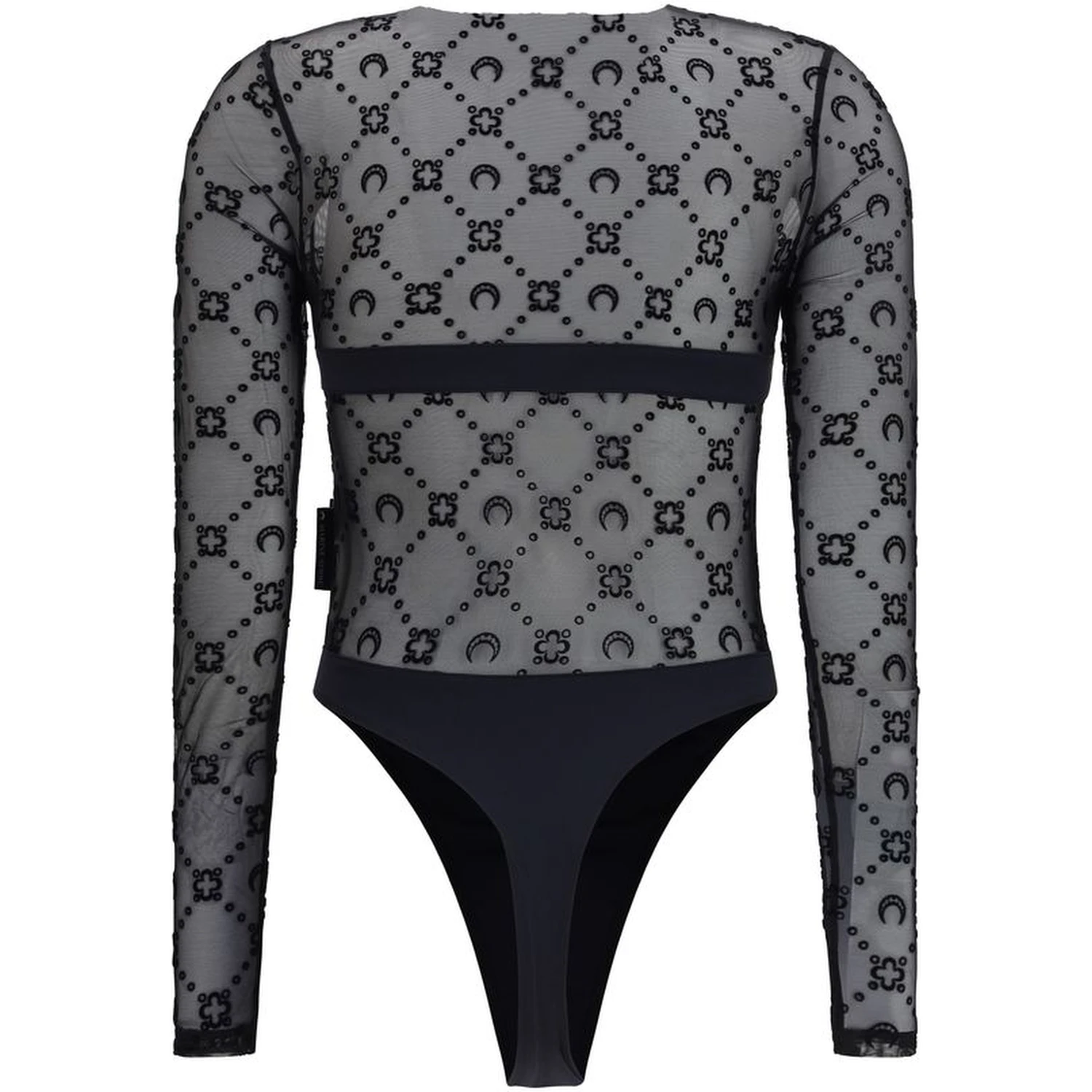Black Polyamide Bodysuit