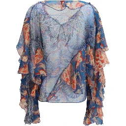 Multicolor Silk Pattern Shirt
