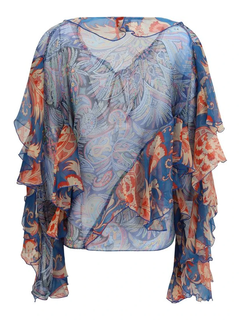 Multicolor Silk Pattern Shirt