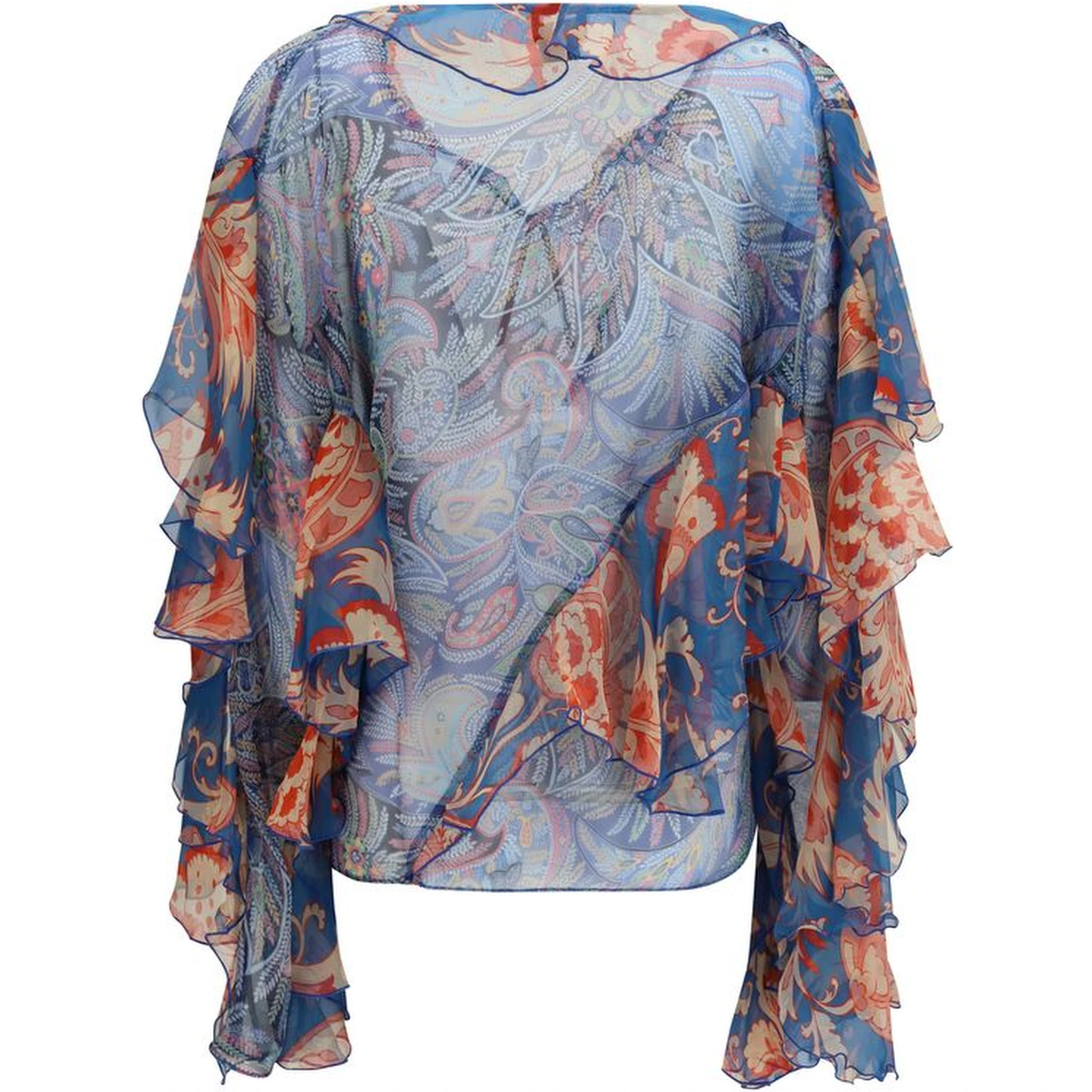 Multicolor Silk Pattern Shirt