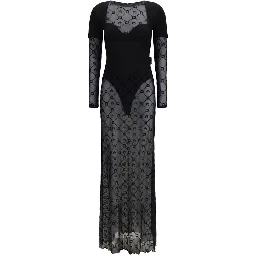 Black Polyamide Jumpsuit