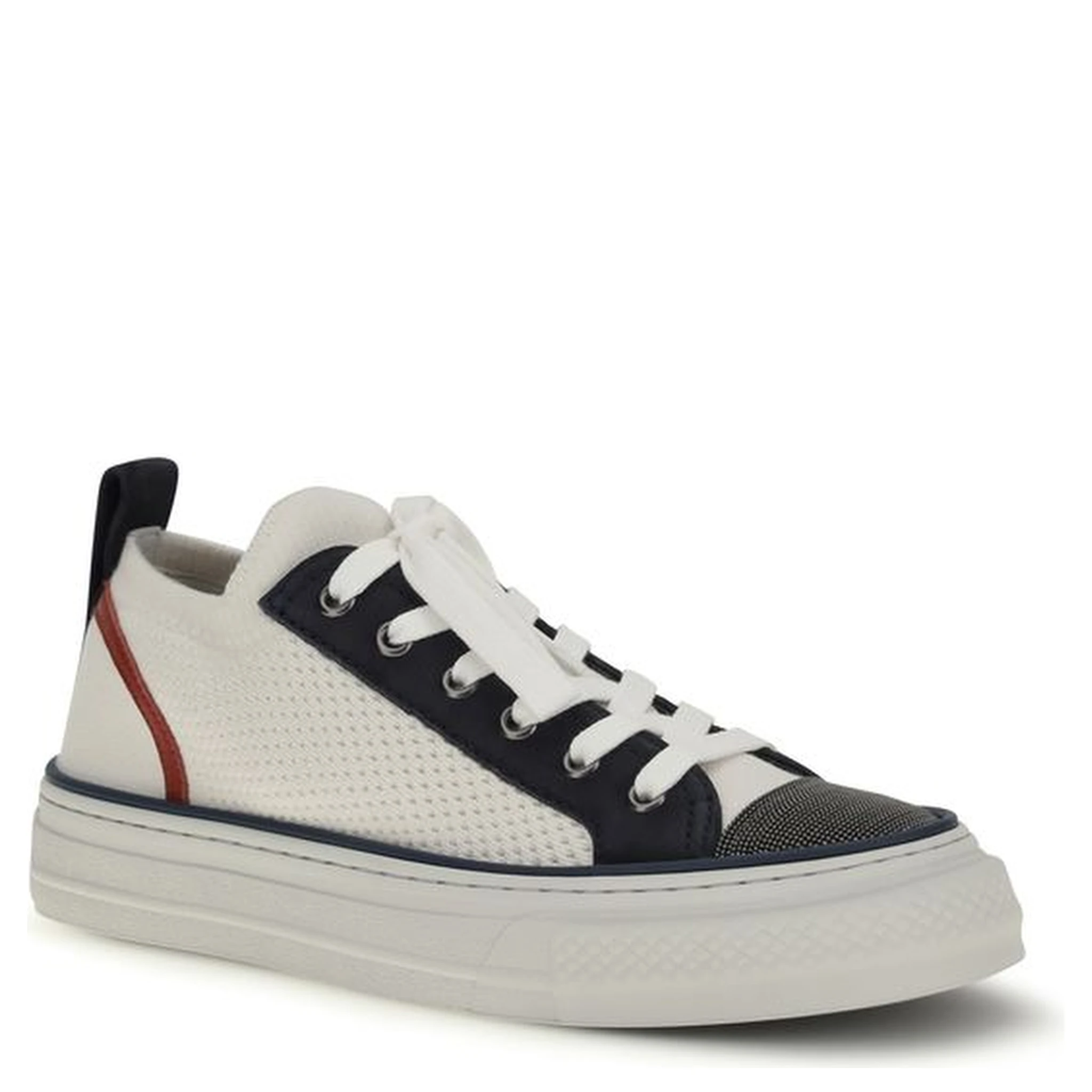 Multicolor Cotton Low Top Sneakers