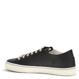 Black Calf Leather Bos Taurus Low Top Sneakers