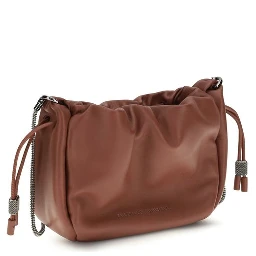 Brown Calf Leather Bos Taurus Shoulder Bag