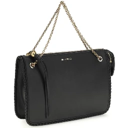 Black Calf Leather Bos Taurus Clutch Bag