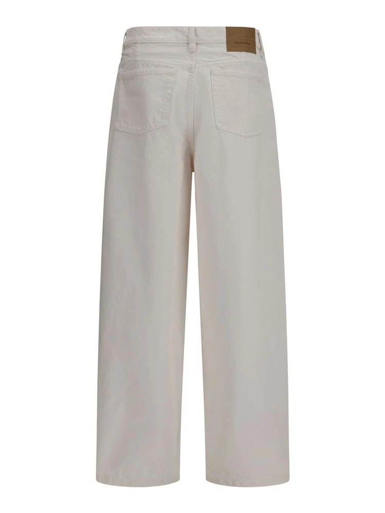 White Cotton Jeans Denim alternative