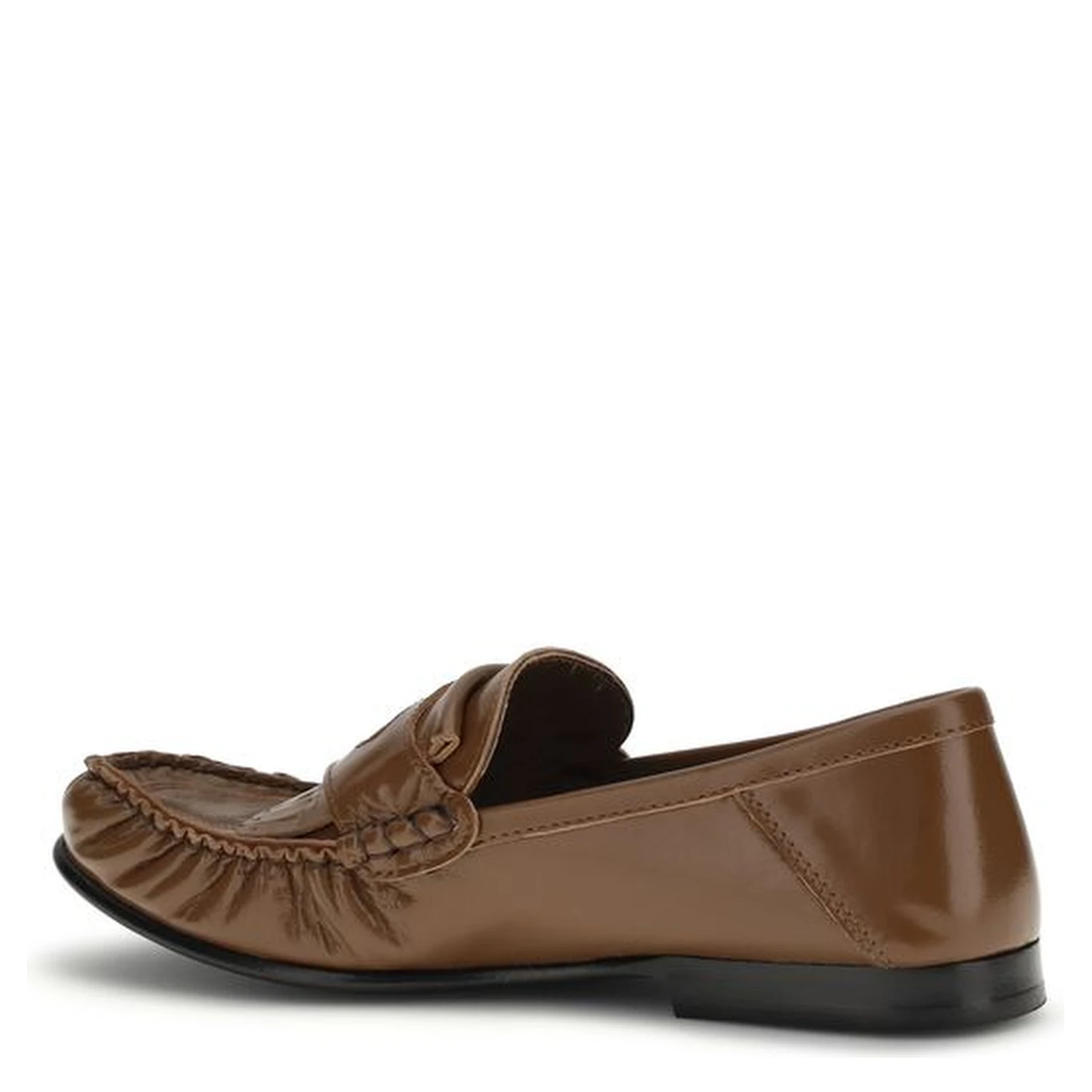 Brown Lamb Ovis Aries Aries Slip-On Loafers