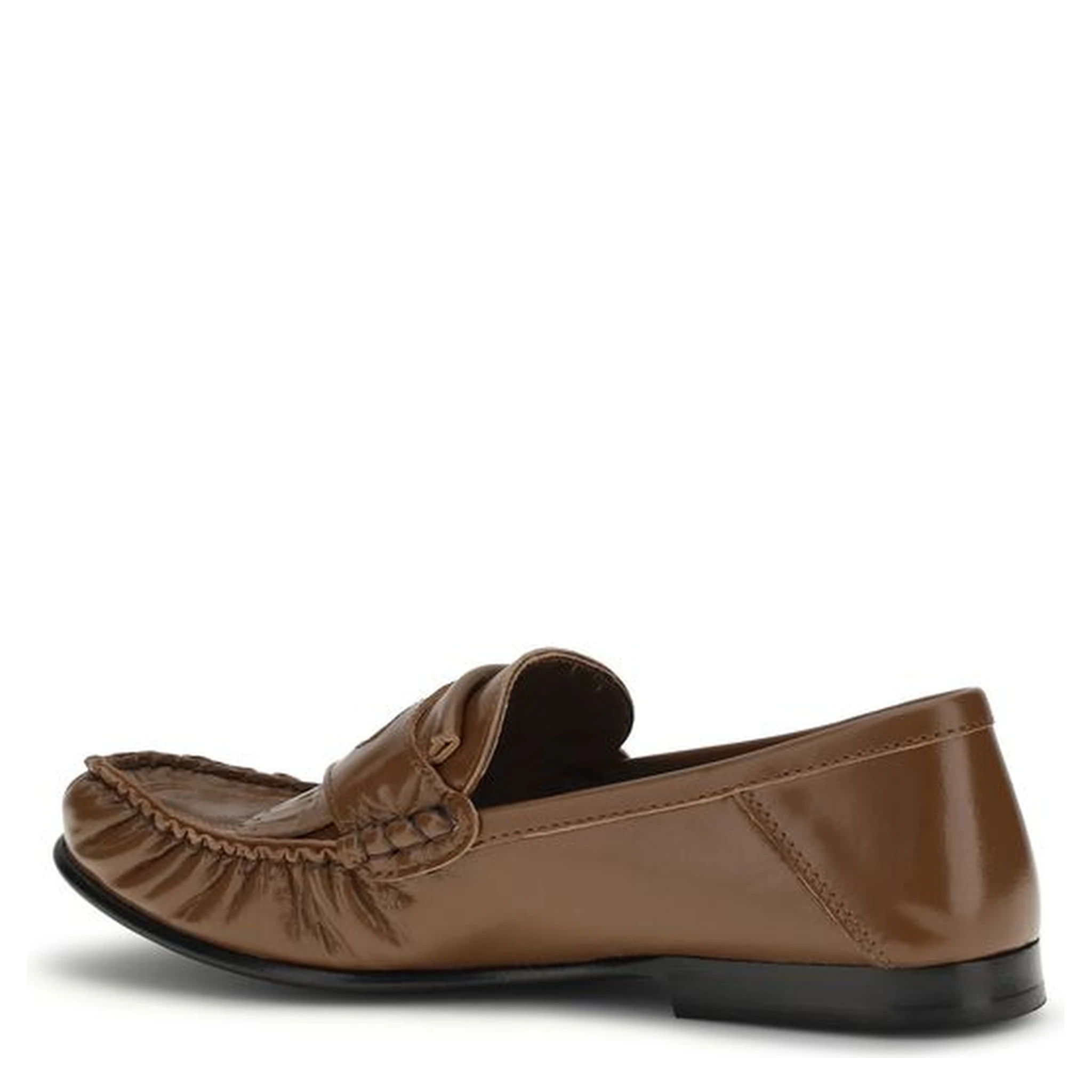 Brown Lamb Ovis Aries Aries Slip-On Loafers