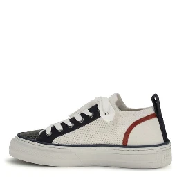 Multicolor Cotton Low Top Sneakers