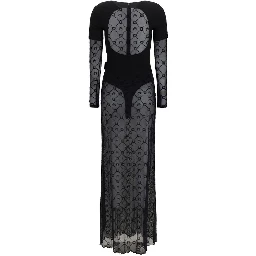 Black Polyamide Jumpsuit