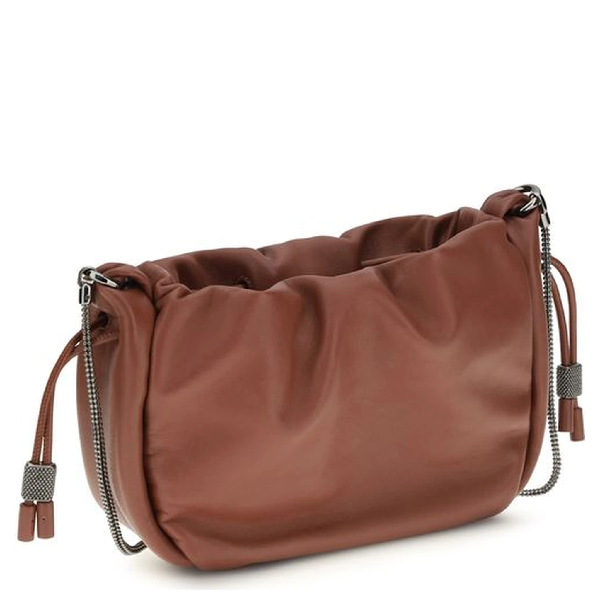 Brown Calf Leather Bos Taurus Shoulder Bag