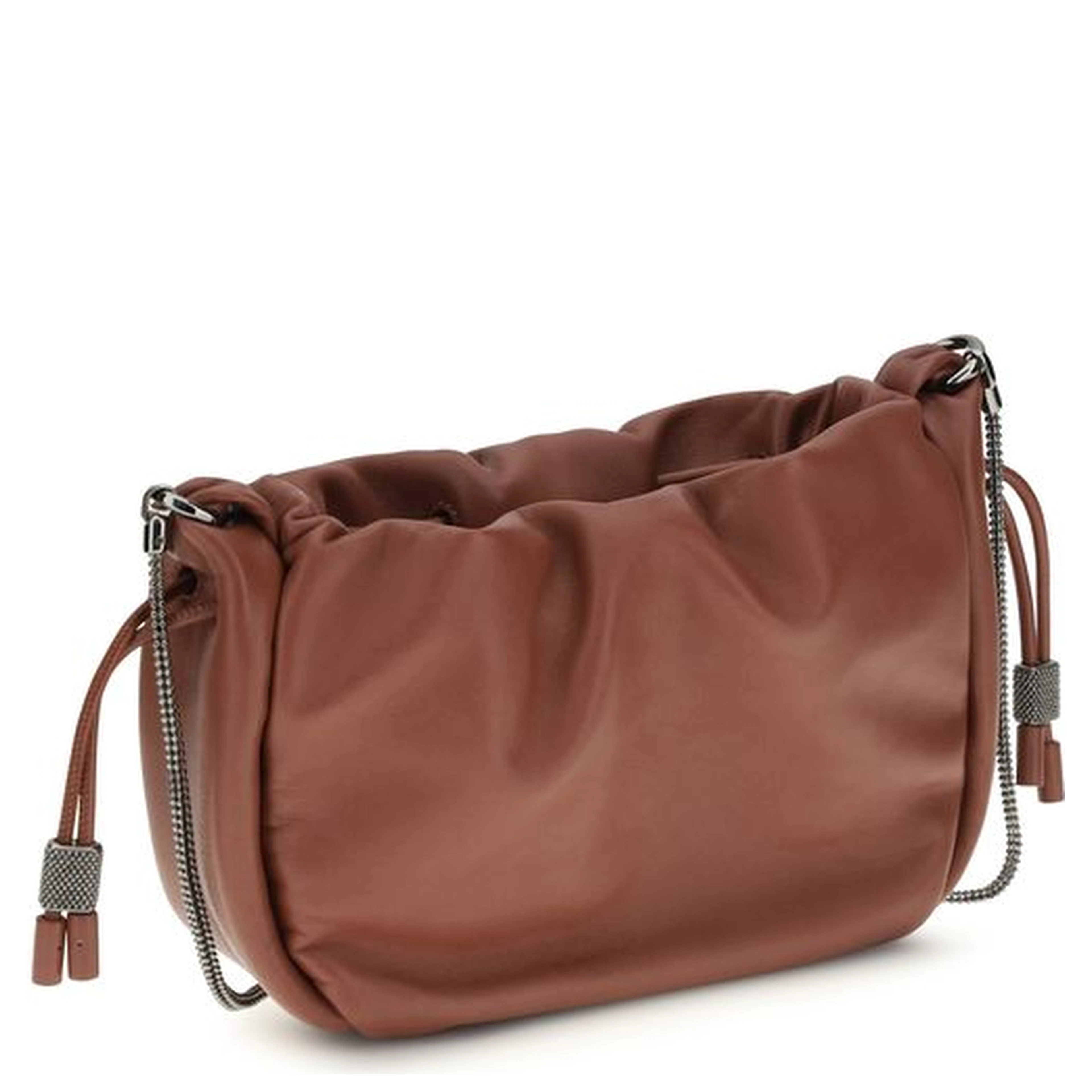 Brown Calf Leather Bos Taurus Shoulder Bag