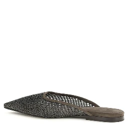 Brown Calf Leather Bos Taurus Ballet Flats
