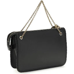 Black Calf Leather Bos Taurus Clutch Bag