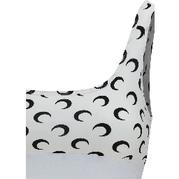 White Polyamide Sport Bra