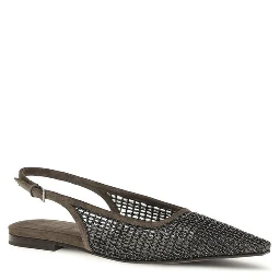 Brown Calf Leather Bos Taurus Ballet Flats