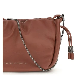 Brown Calf Leather Bos Taurus Shoulder Bag