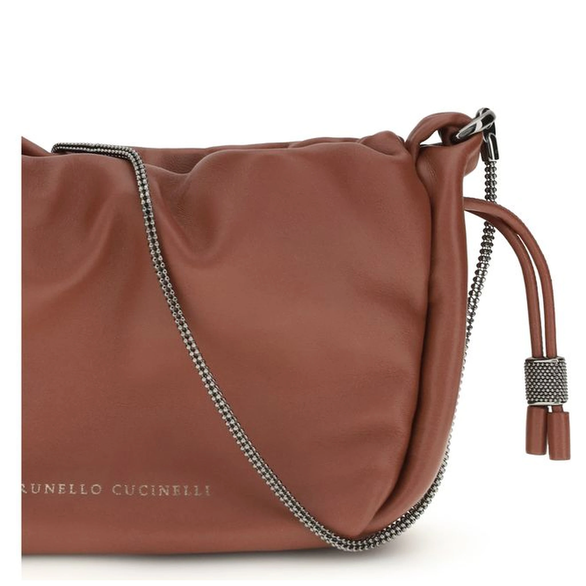 Brown Calf Leather Bos Taurus Shoulder Bag