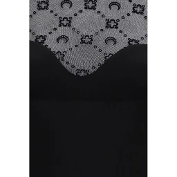 Black Polyamide Jumpsuit