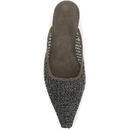 Brown Calf Leather Bos Taurus Ballet Flats