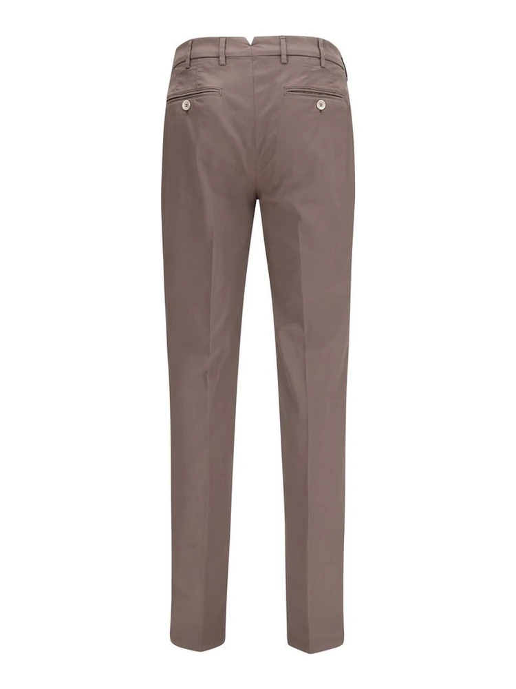 Brown Cotton Casual Pants alternative
