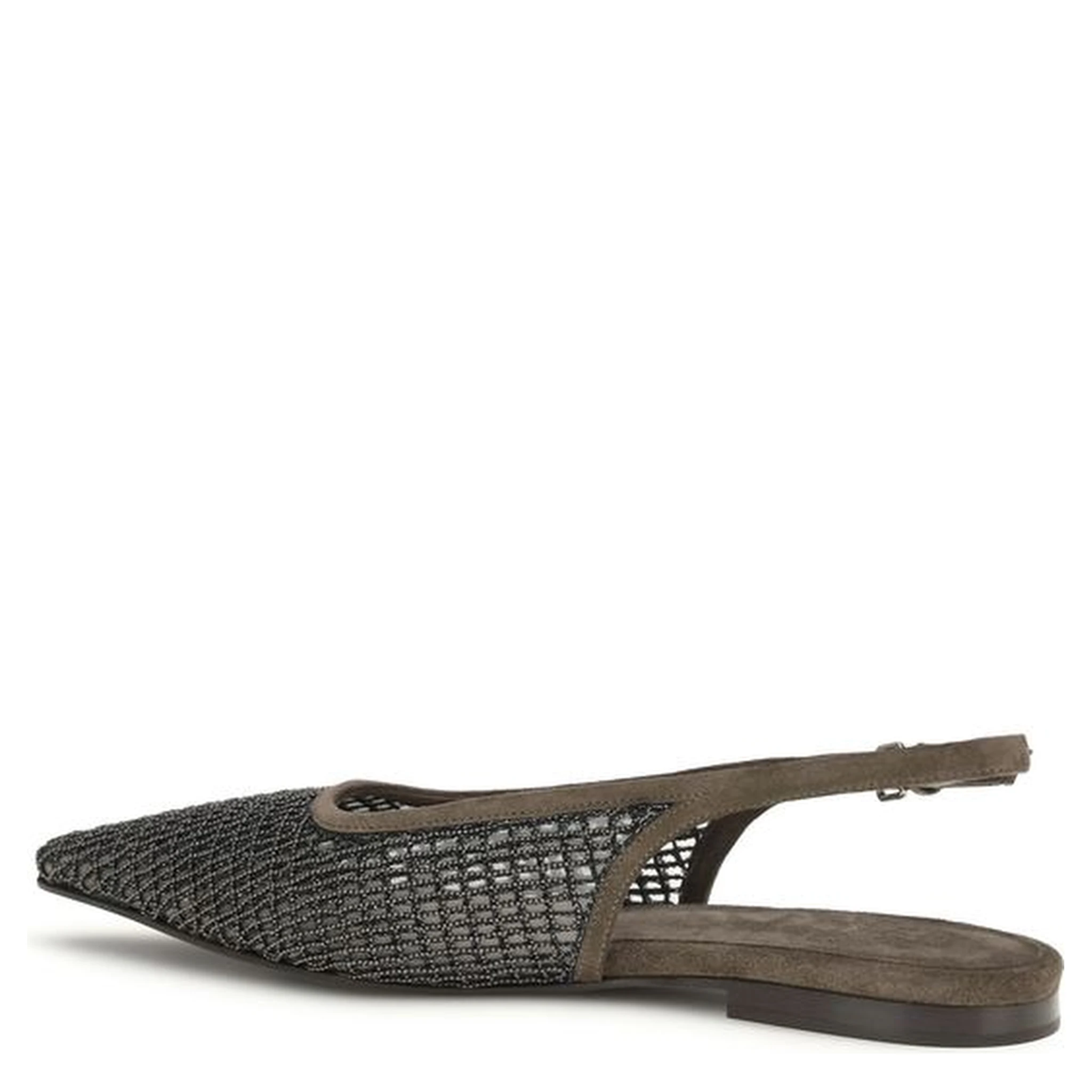 Brown Calf Leather Bos Taurus Ballet Flats