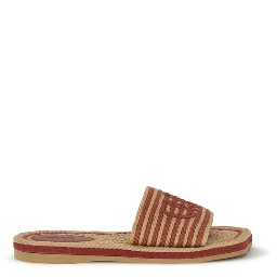 Brown Lamb Ovis Aries Aries Flat Sandals