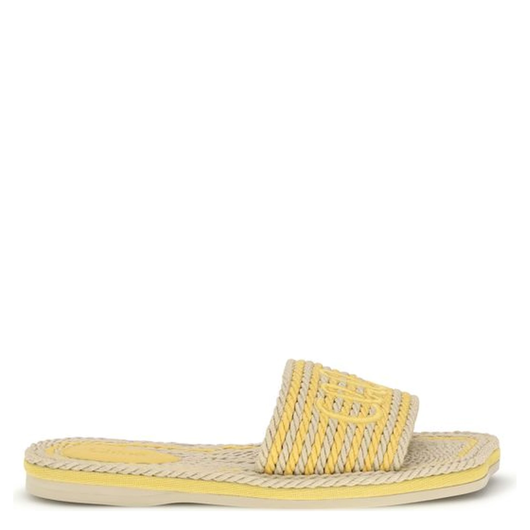 Beige Lamb Ovis Aries Aries Flat Sandals