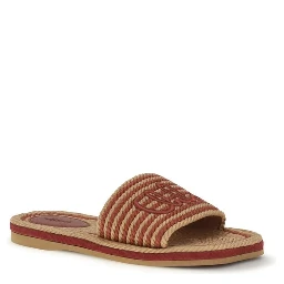 Brown Lamb Ovis Aries Aries Flat Sandals