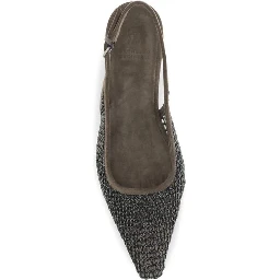Brown Calf Leather Bos Taurus Ballet Flats