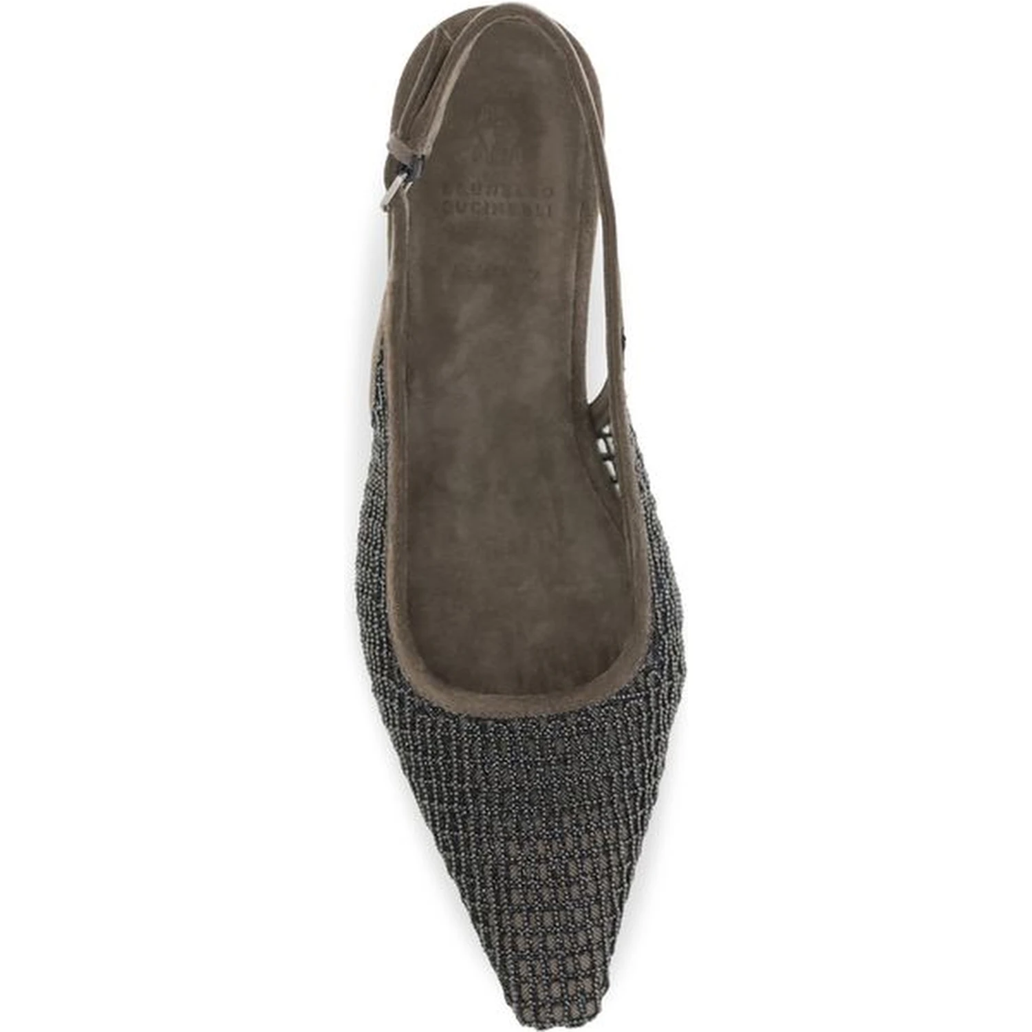 Brown Calf Leather Bos Taurus Ballet Flats