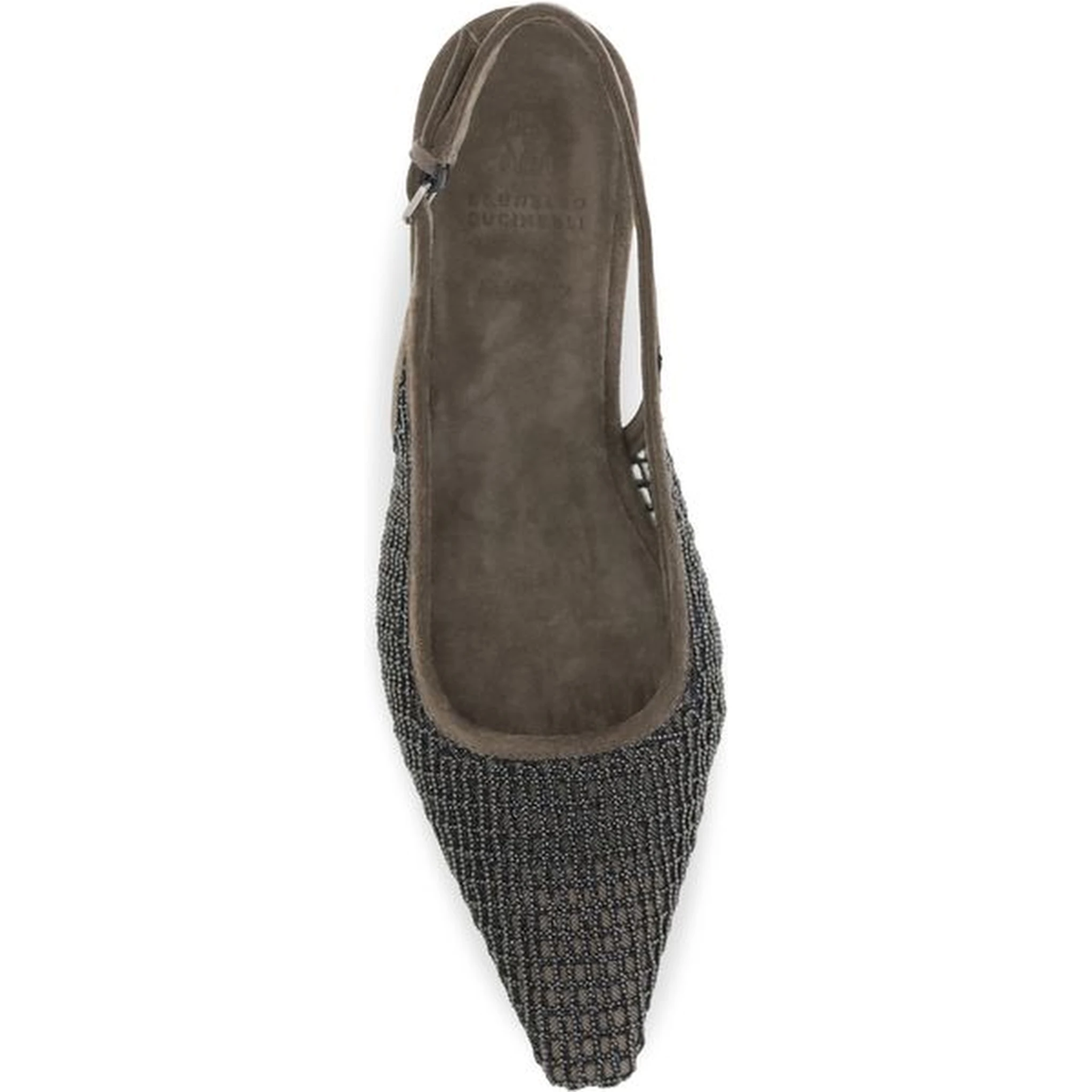Brown Calf Leather Bos Taurus Ballet Flats