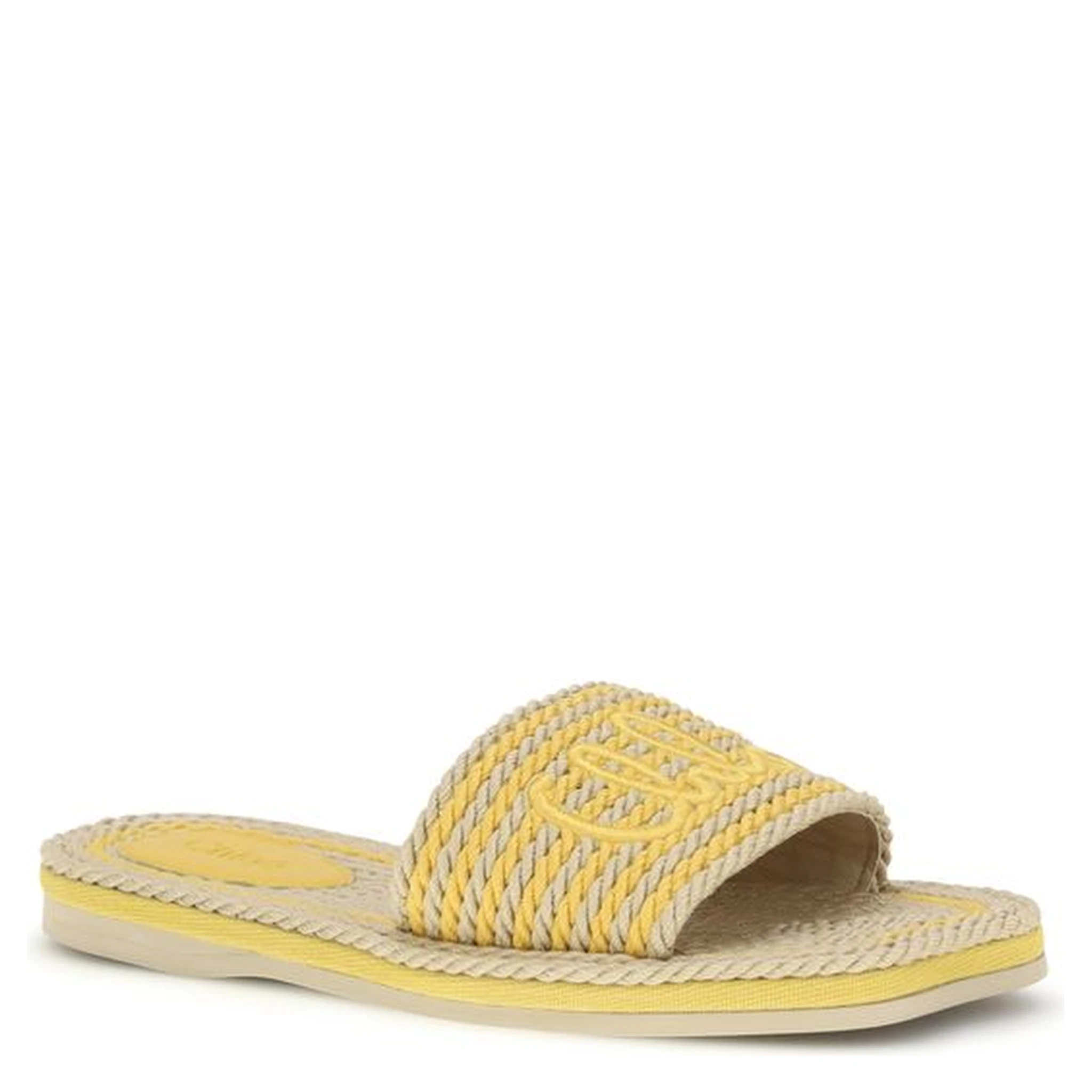 Beige Lamb Ovis Aries Aries Flat Sandals