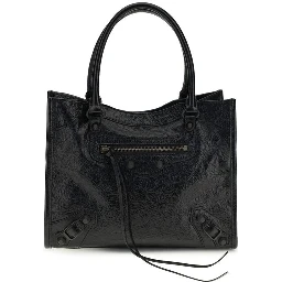 حقيبة كتف من جلد الخروف الأسود (Ovis Aries Aries)