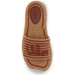 Brown Lamb Ovis Aries Aries Flat Sandals