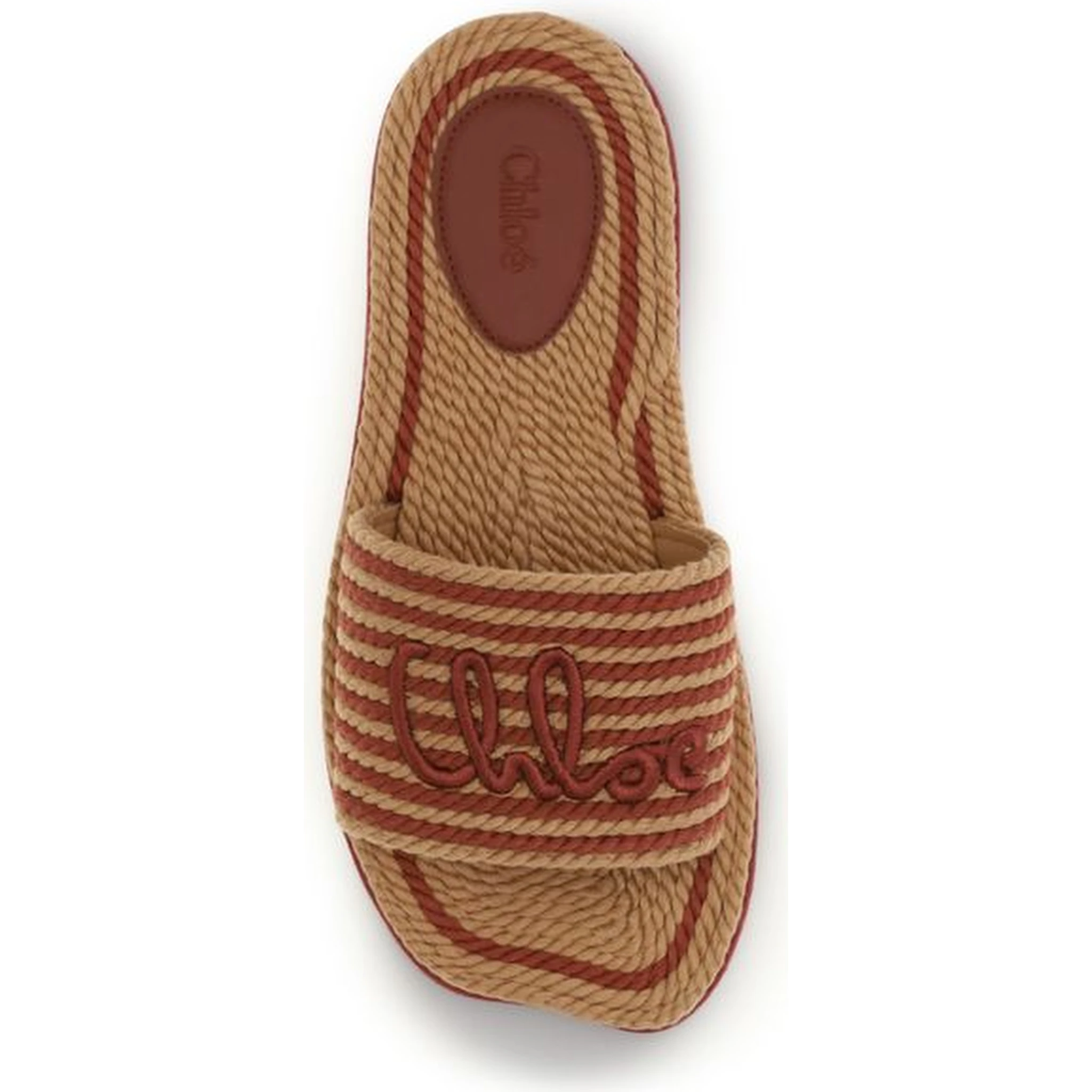 Brown Lamb Ovis Aries Aries Flat Sandals