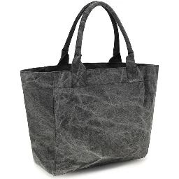 Gray Cotton Shoulder Bag