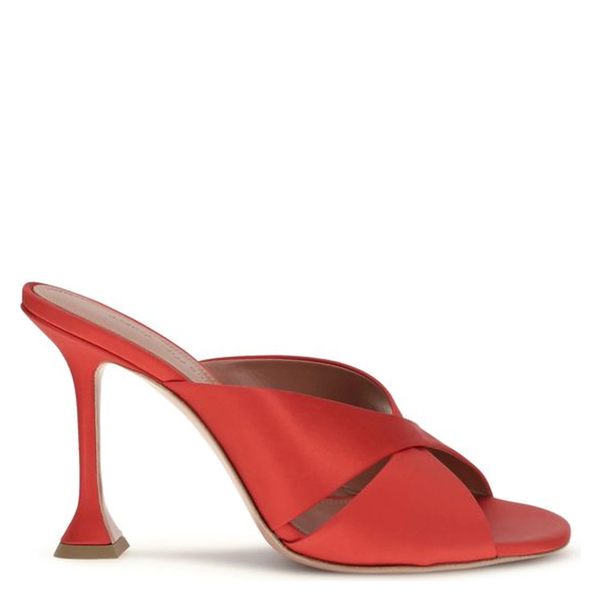 Multicolor Silk Stiletto Heel Sandals