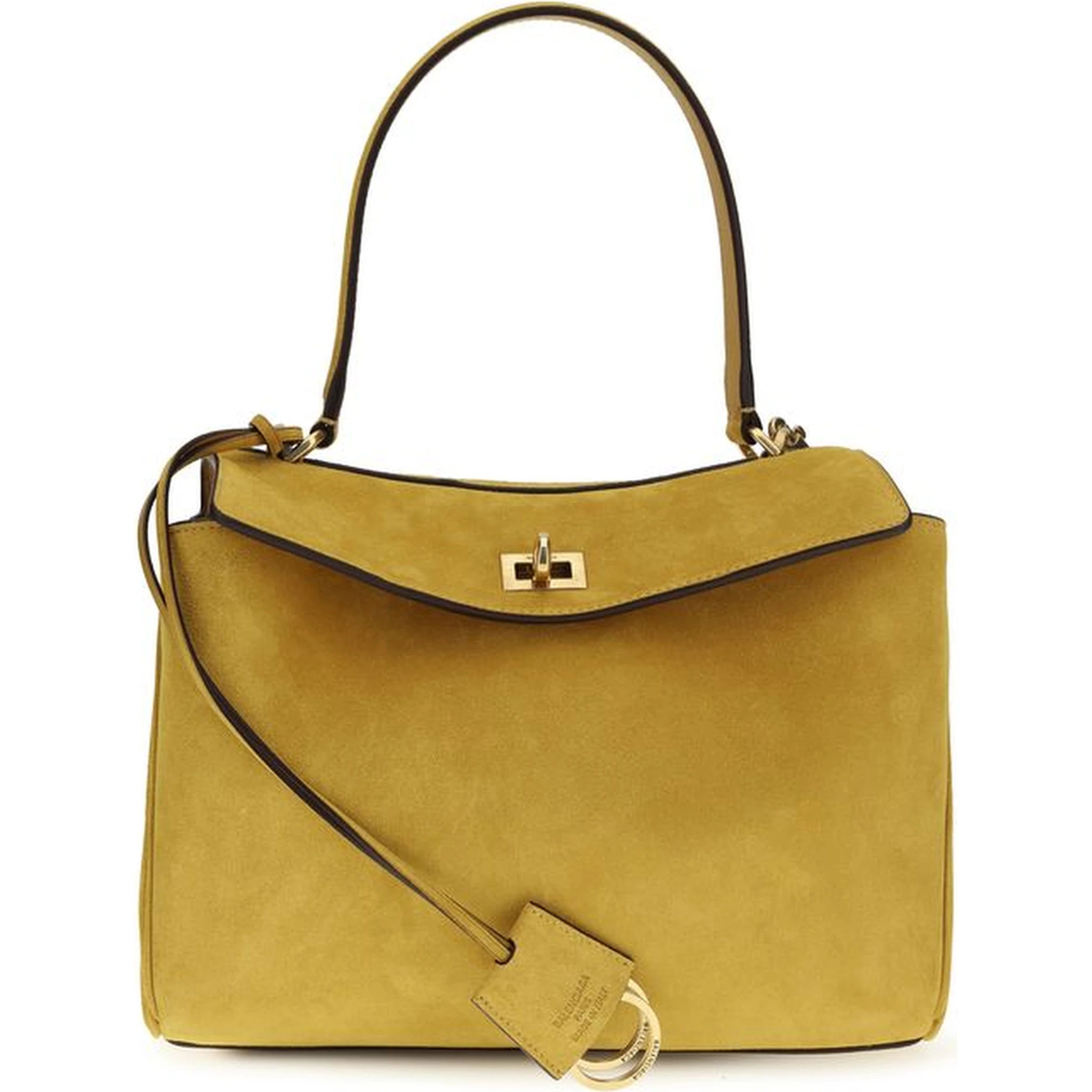 Beige Calf Leather Bos Taurus Shoulder Bag