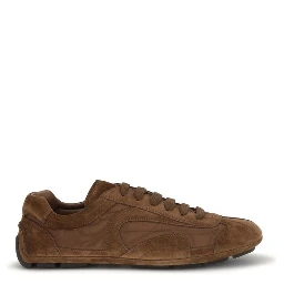 Brown Calf Leather Bos Taurus Low Top Sneakers