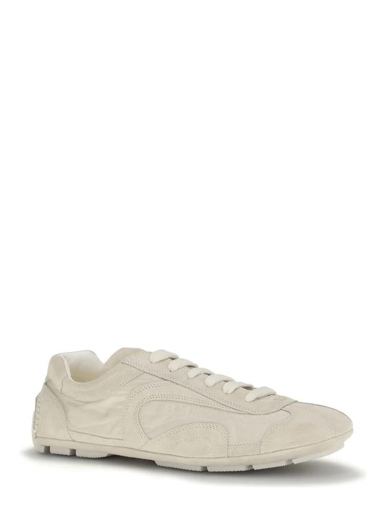 Beige Calf Leather Bos Taurus Sneakers alternative