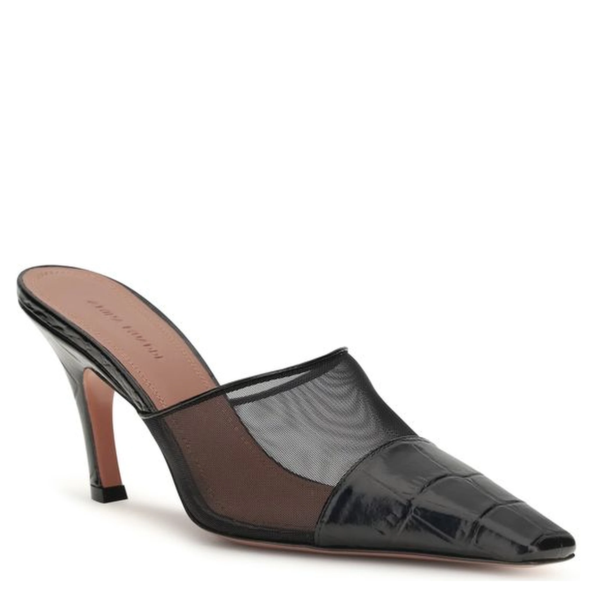 Black Calf Leather Bos Taurus Mules