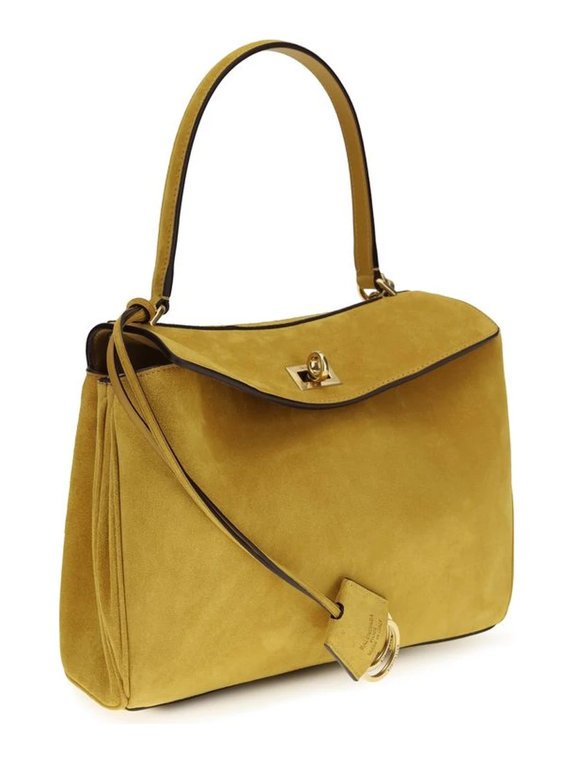 Beige Calf Leather Bos Taurus Shoulder Bag