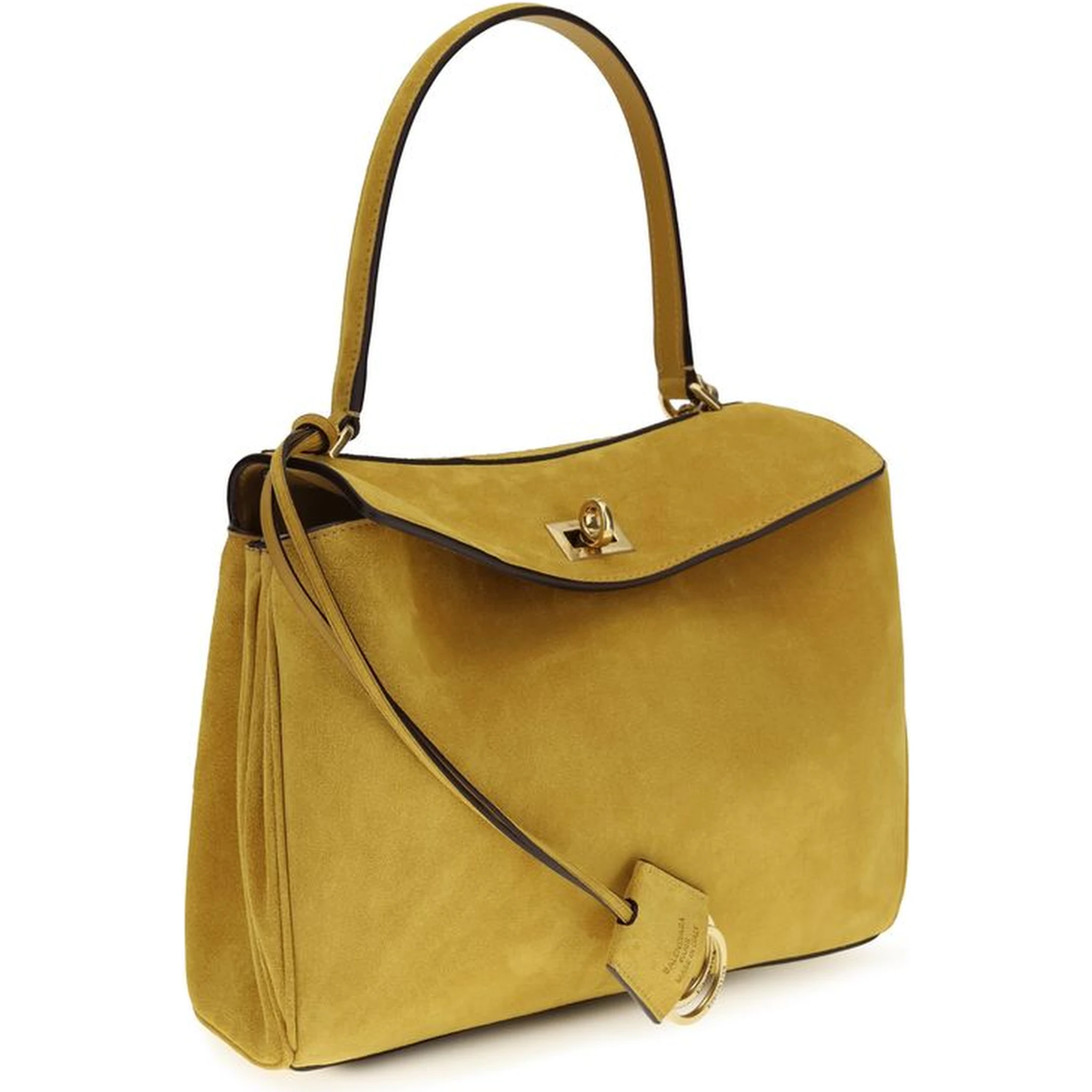 Beige Calf Leather Bos Taurus Shoulder Bag