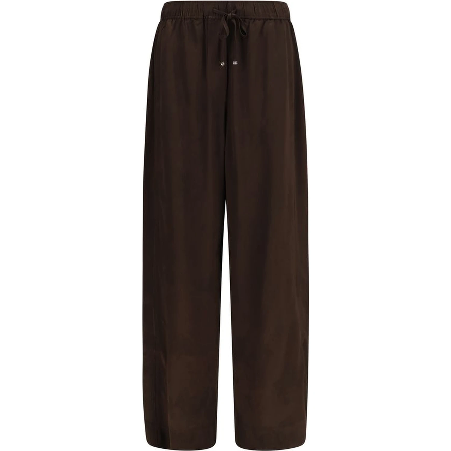 Brown Acetate Casual Pants