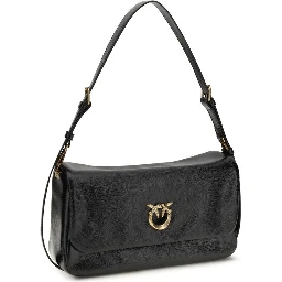 Black Calf Leather Bos Taurus Shoulder Bag