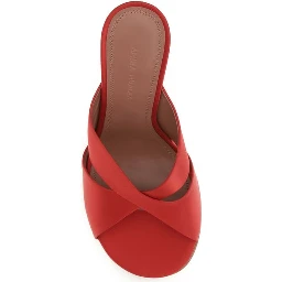 Multicolor Silk Stiletto Heel Sandals