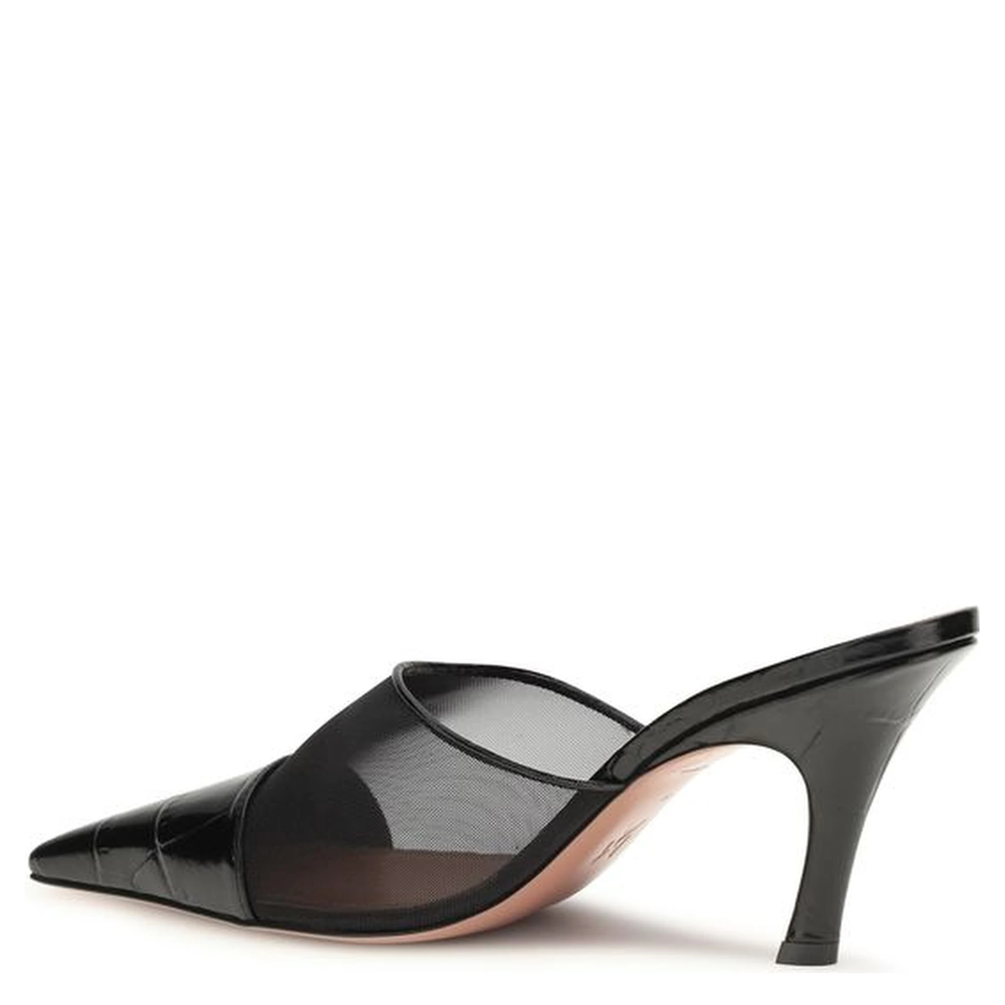 Black Calf Leather Bos Taurus Mules