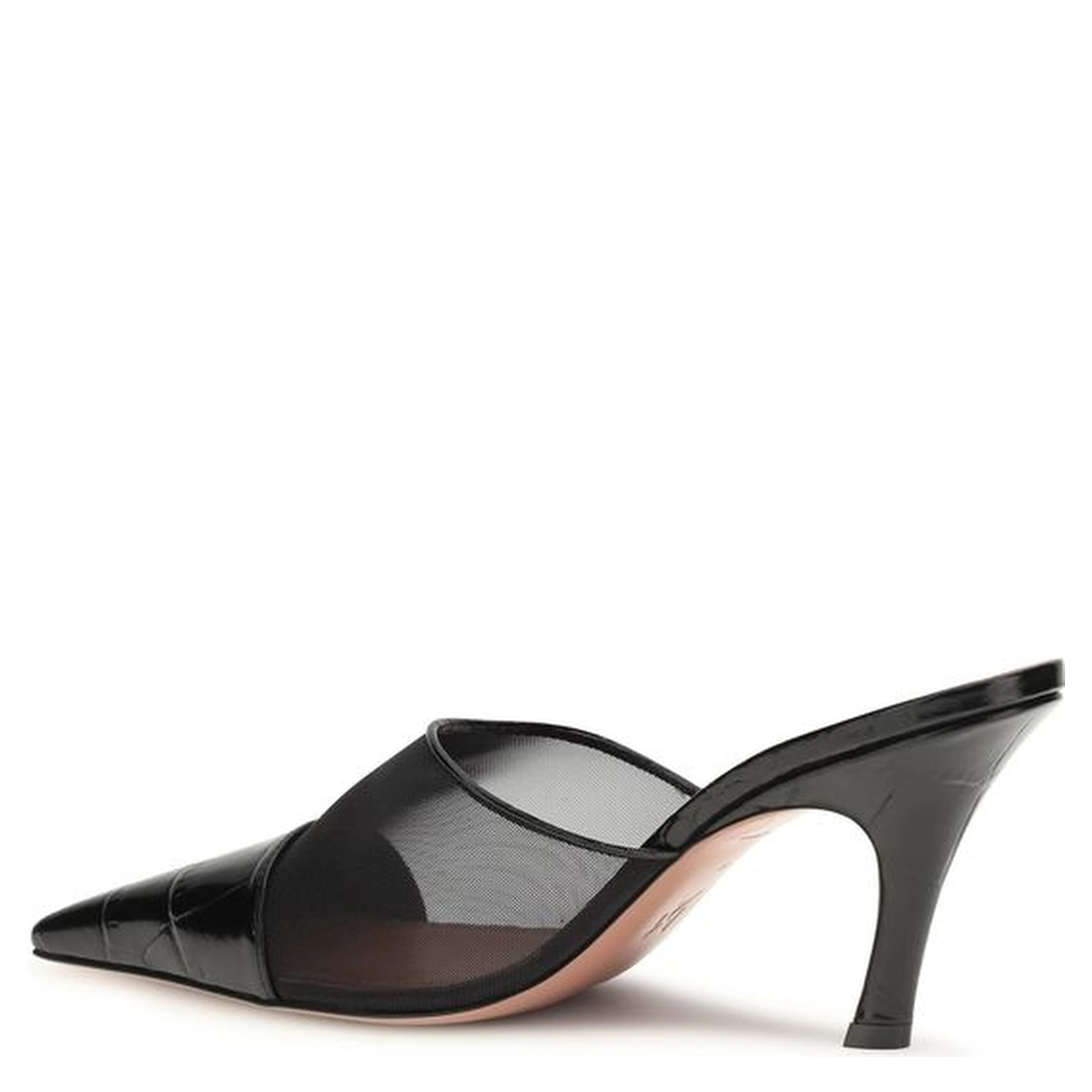 Black Calf Leather Bos Taurus Mules